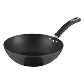 Beautiful, Black Finish Hard Anodised Non Stick Wok